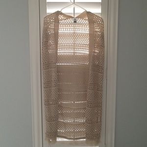 Tan xs old navy shawl
